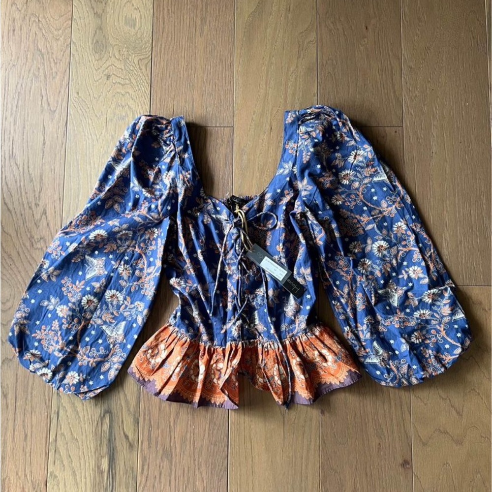 House of Harlow 1960 corset style blouse